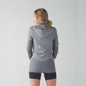 Lululemon Daily Practice Jacket Hoodie Gray sz 4